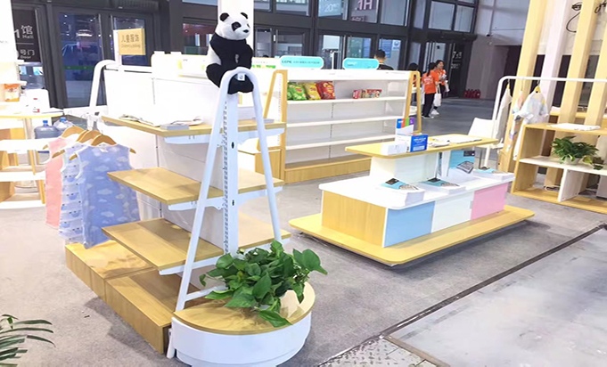 潮州嬰童用品店貨架案例展示