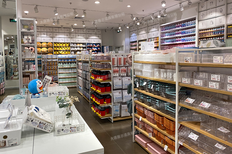 市轄名創優品貨架,名創優品貨架定制,定制展示柜,展示貨架