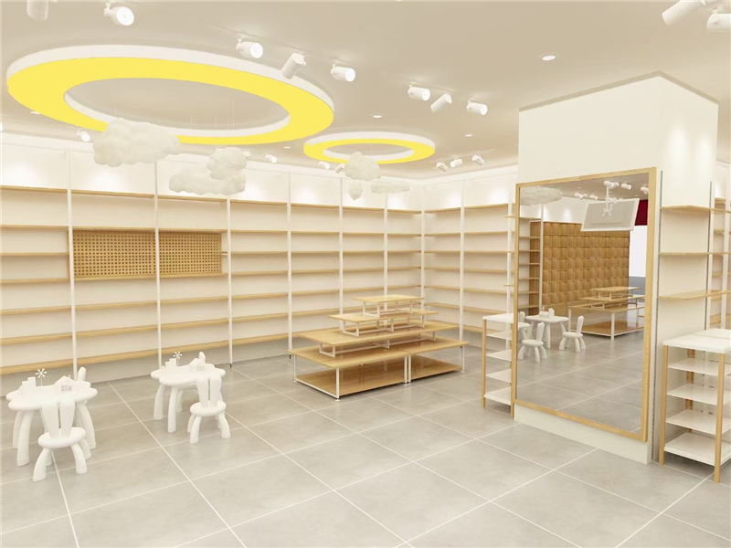 遂寧三元店貨架,精品店展示架,家居百貨貨架