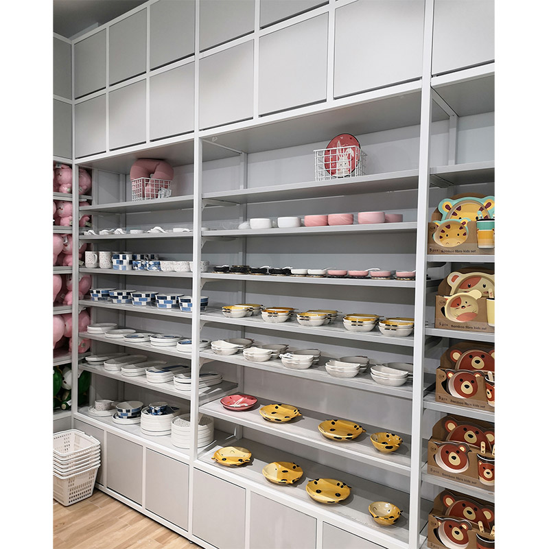 花都廣州貨架飾品店優(yōu)品款靠墻展示架文具店陳列柜多功能組合置物架