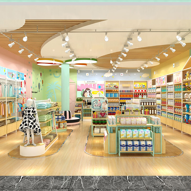 福州母嬰用品貨架展示架