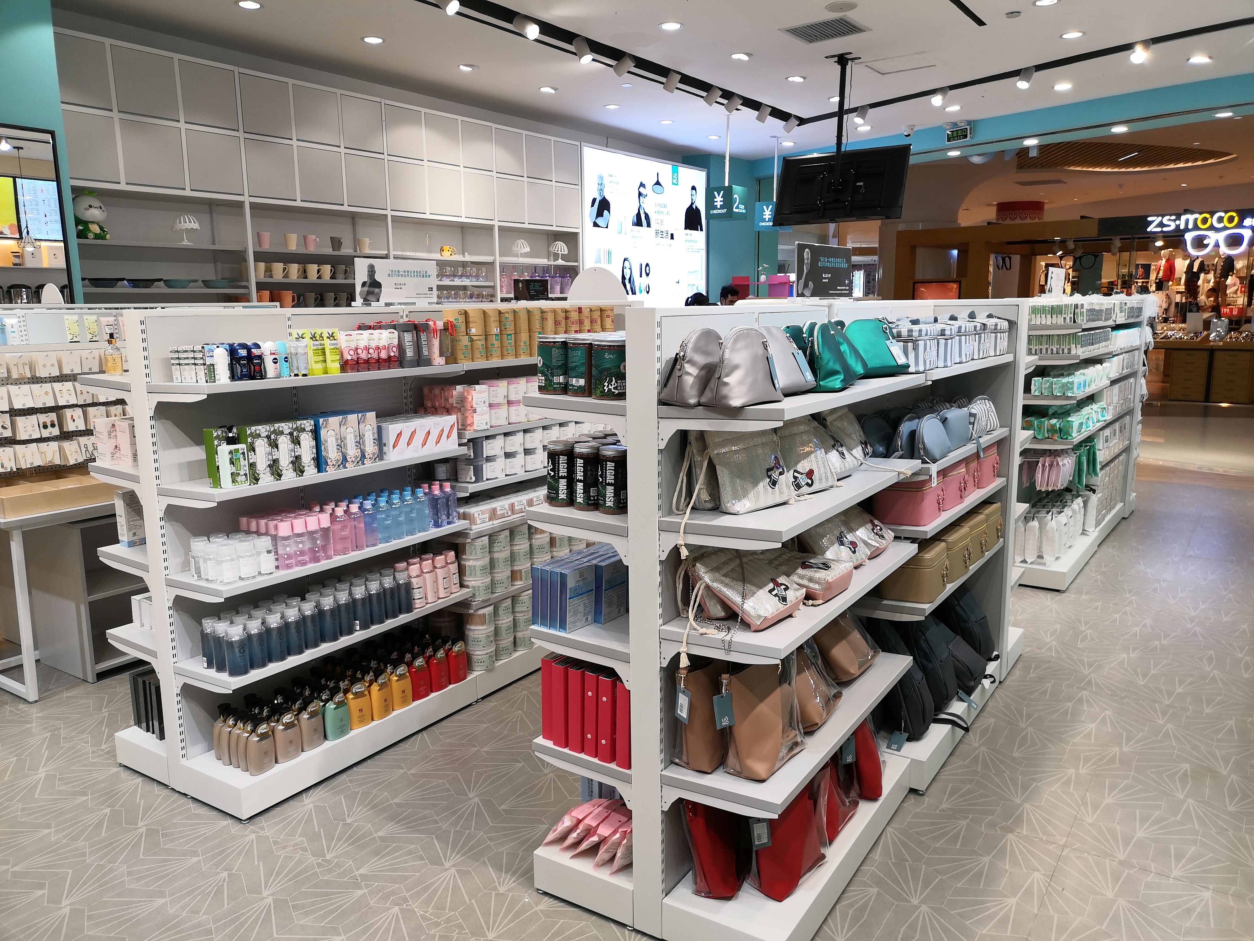 洛陽百貨架子,小百貨貨架,精品店貨架,大唐展示架