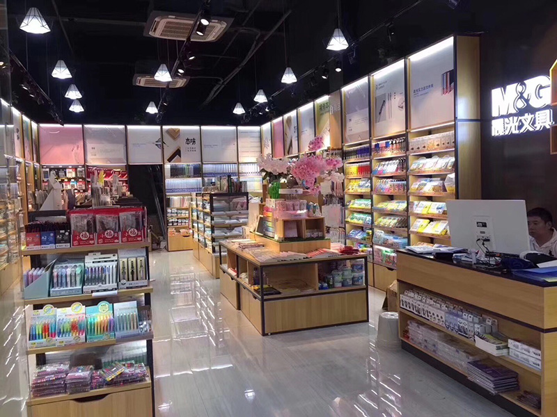 中山文體店貨架展示架,鋼木展示架,雙面展示架,廣州大唐貨架