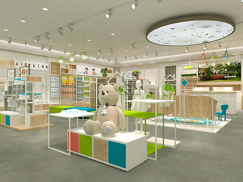 越秀母嬰店貨架