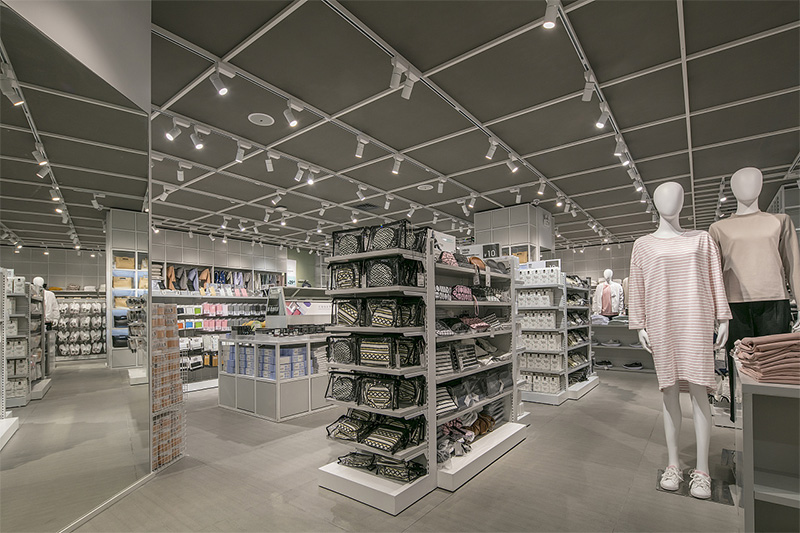 江門諾米北歐風格飾品店展廳效果圖灰白貨架