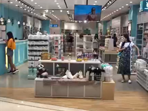 泰州展示貨架案例視頻