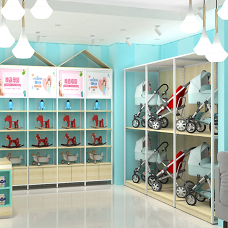 太原廣州大唐展示母嬰系列貨架大全