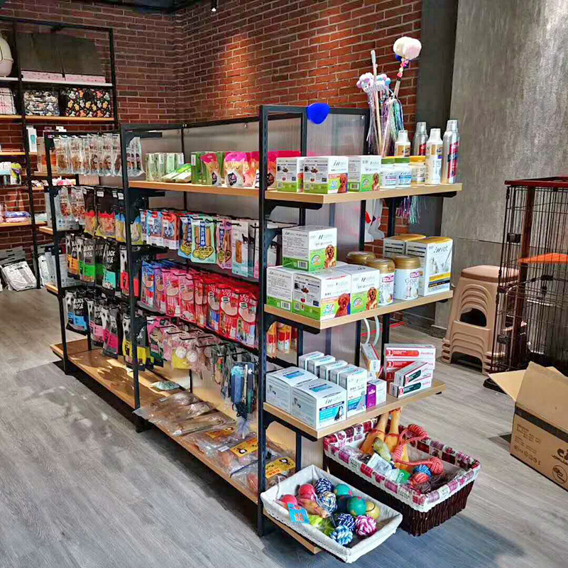 西安黑色名創中島雙面架展示中島簡易貨架