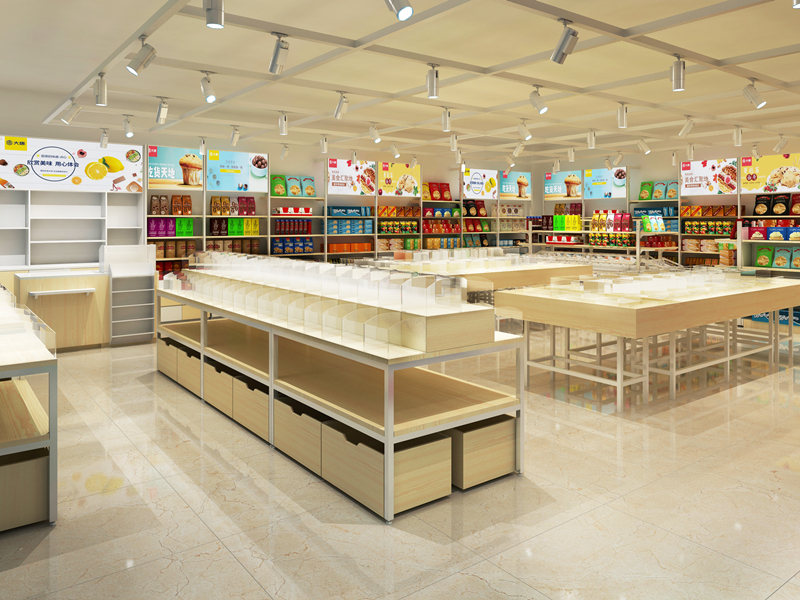 宣城零食陳列架定制,零食展示柜定制,零食展架定制