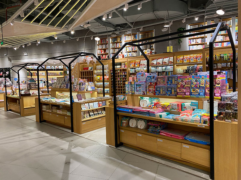 南沙得力文具店貨架,文體用品貨架,晨光文具展柜