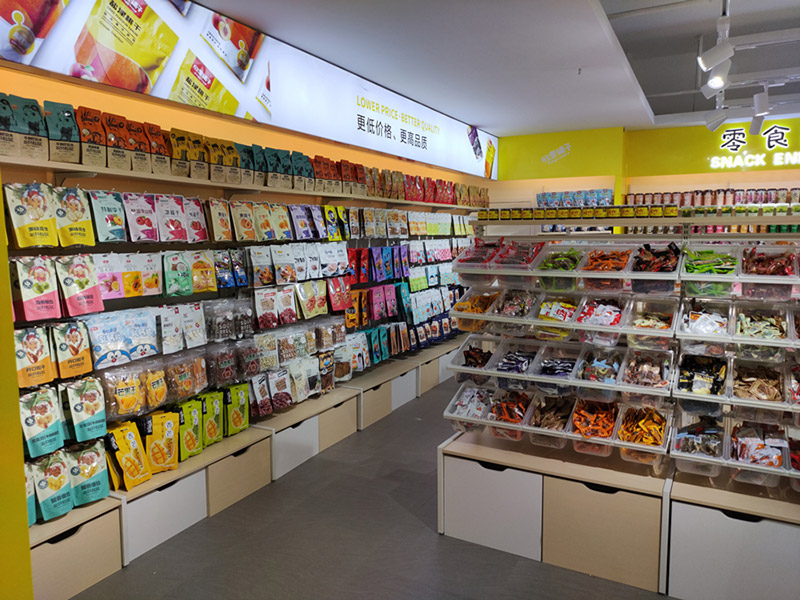 重慶零食小食品店展示貨架