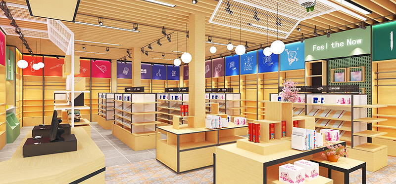 馬鞍山文體店貨架,文具店陳列架,定制文具店展示架廠家