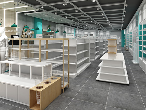 海北藏族廣州大唐諾米、名創、文體系列貨架效果展示