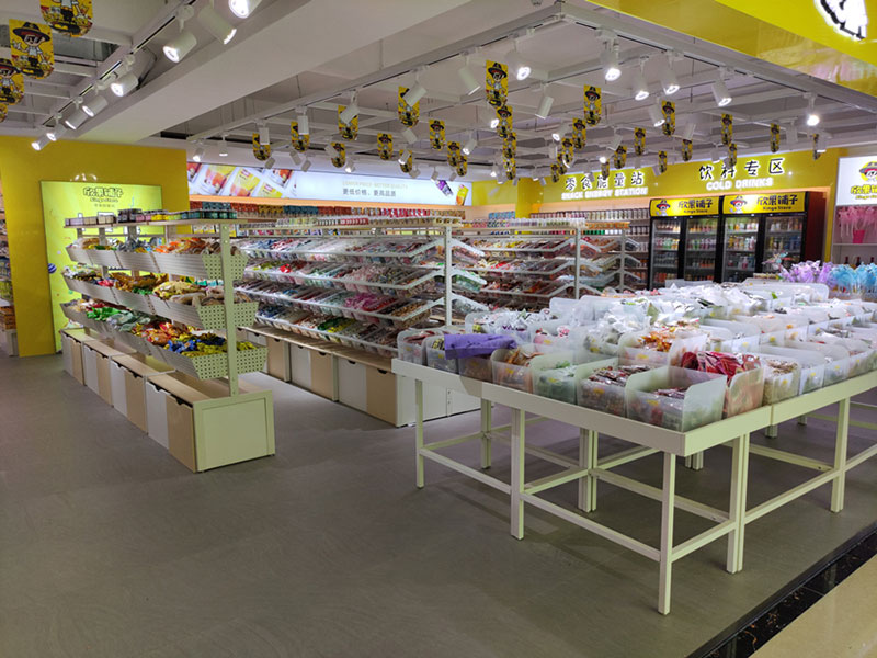 秦皇島散裝食品貨架,小零食貨架,零食架,大唐展示架
