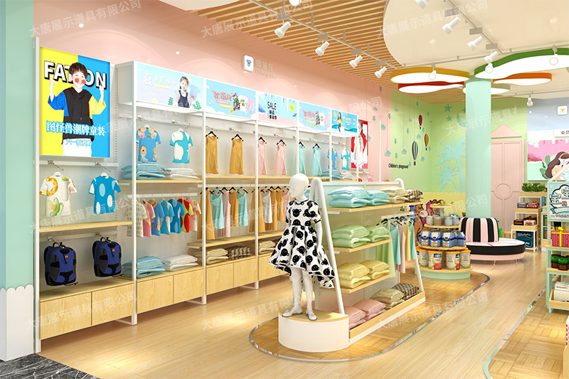 潮州母嬰貨架，母嬰陳列架，母嬰整店輸出，奶粉陳列架，大唐展示架，定制貨架