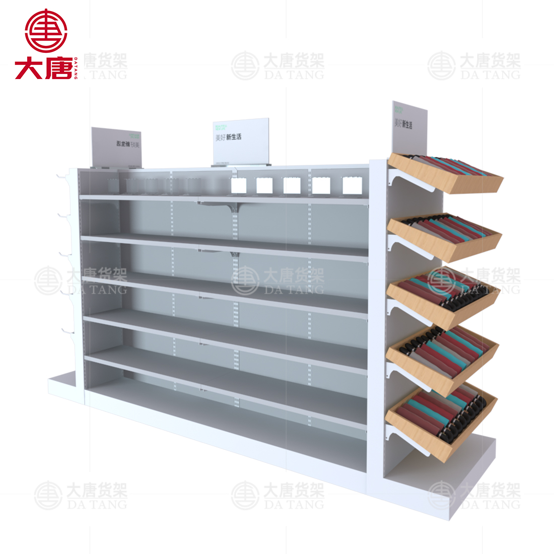 慶陽定制小百貨貨架,定制精品貨架,10元店貨架,大唐貨架廠