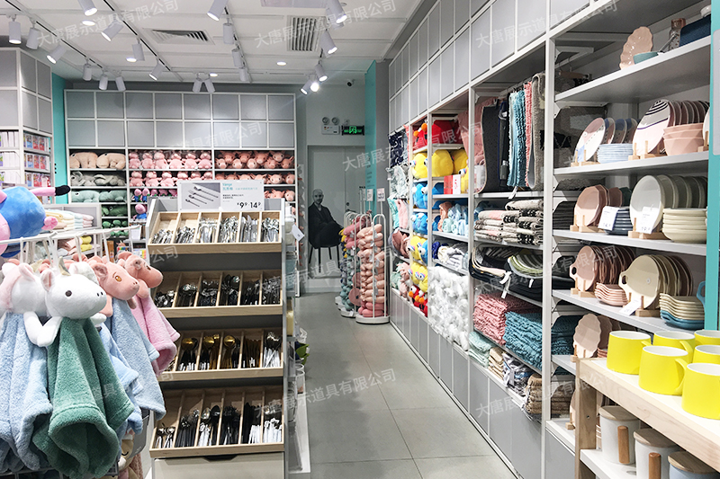 保定精品店貨架，NOME貨架，諾米陳列架，大唐展示貨架，北歐風貨架，三元店貨架