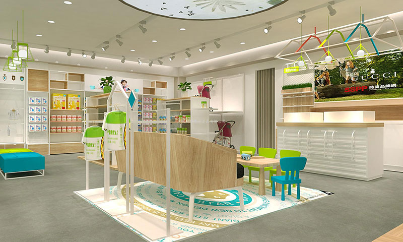 蘿崗母嬰貨架 廠家，母嬰貨架定做,孕嬰展示架批發(fā)