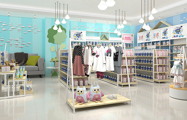 資陽母孕嬰店展示架陳列的日常打理維護(hù)
