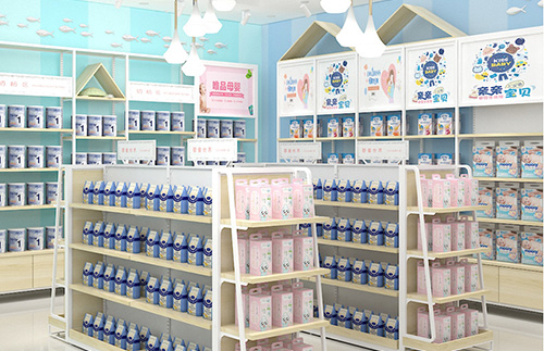母嬰店不同的區域要怎樣布置陳列