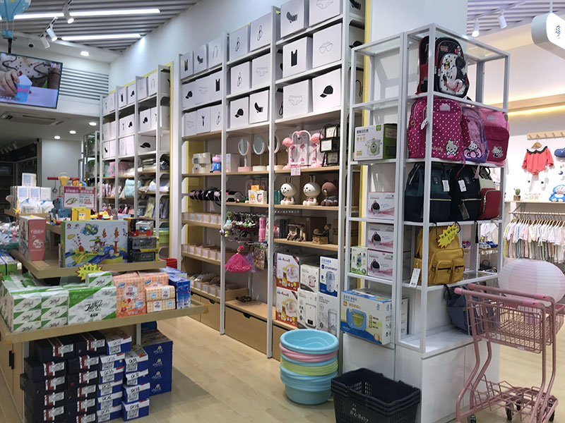 大興安嶺地母嬰貨架定做 廠家，母嬰貨架定做,孕嬰展示架批發