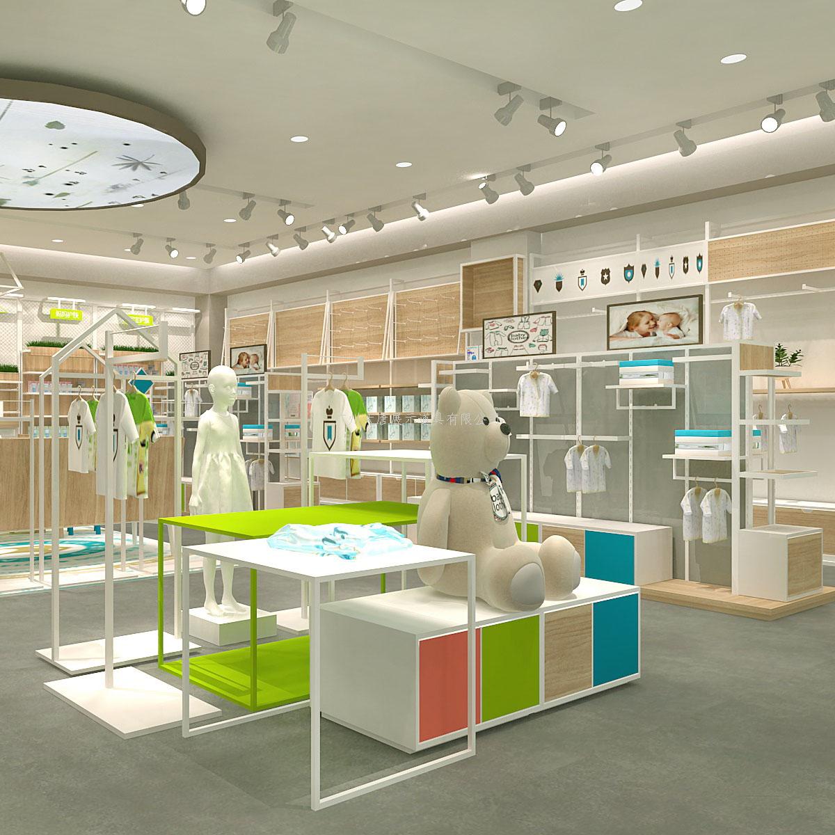 本溪母嬰店貨架嬰兒用品展示架