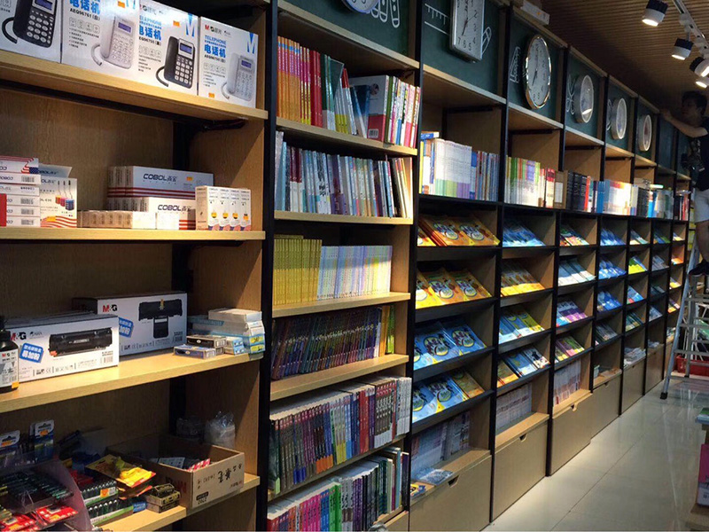 鞍山定制文體展示架廠家,文具店陳列柜,晨光貨架,大唐展示架